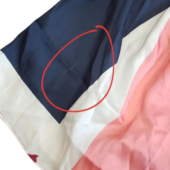 Tanya Taylor Pink Floral Satin Tie Front Avril Blouse S - Picture 3 of 6